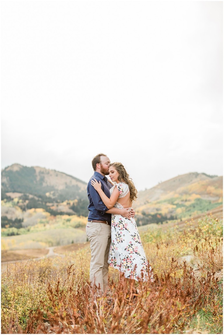 Park City Fall Engagement Wedding at Empire Pass - Ashley DeHart Photography
