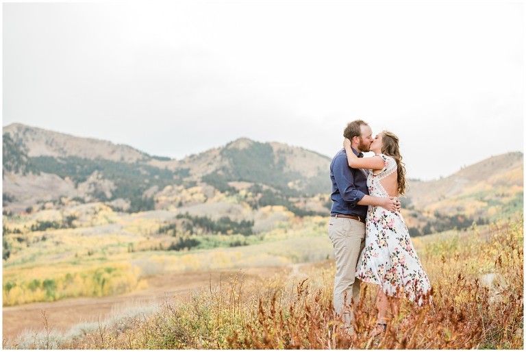 Park City Fall Engagement Wedding at Empire Pass - Ashley DeHart Photography