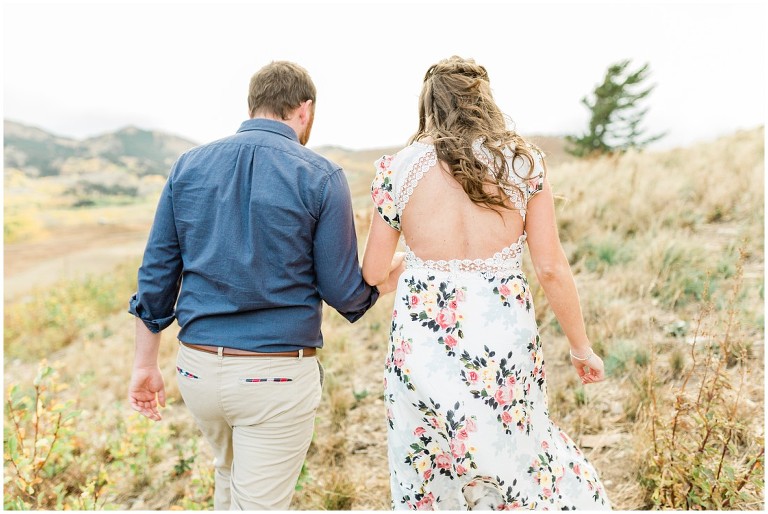 Park City Fall Engagement Wedding at Empire Pass - Ashley DeHart Photography