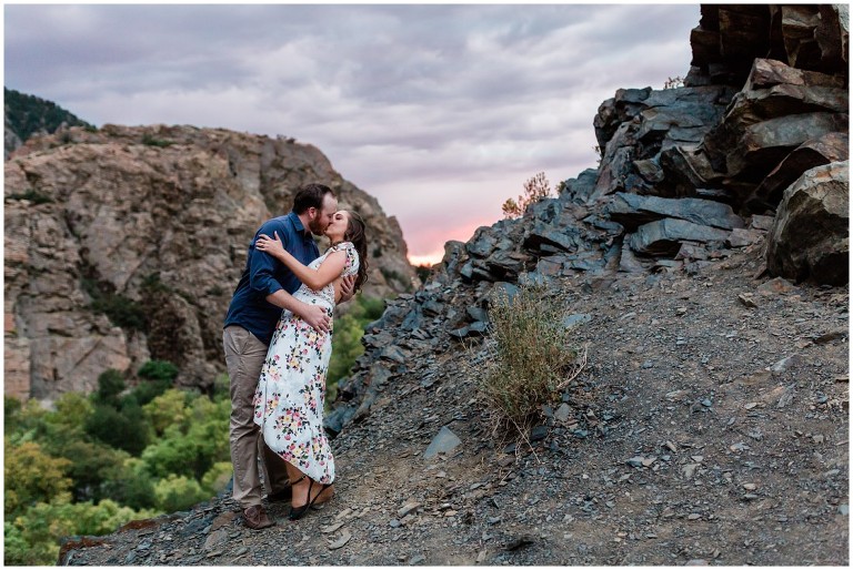 Park City Fall Engagement Wedding at Empire Pass - Ashley DeHart Photography