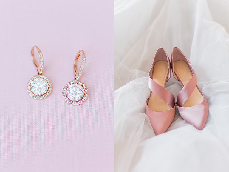 5 details to have ready for your photographer on the wedding day - accessories earrings and shoes - Ashley DeHart Photography - Utah Wedding Photographer