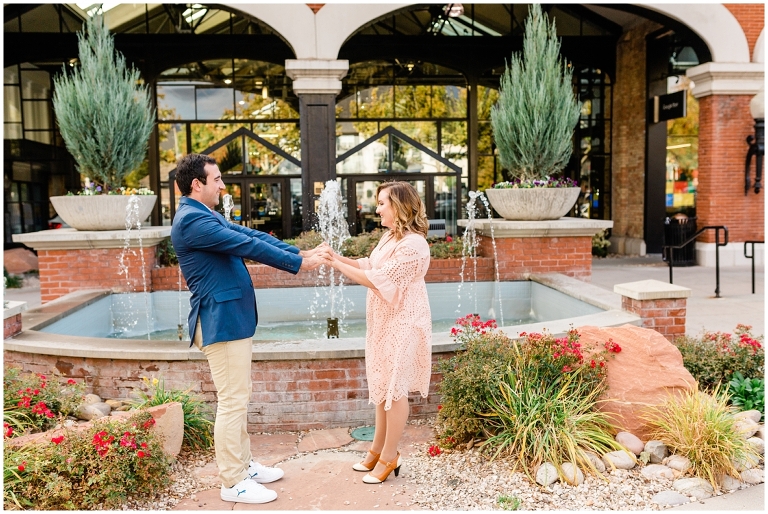 Shelby Ethan Downtown Salt Lake City Engagement Session with Ashley DeHart Photography