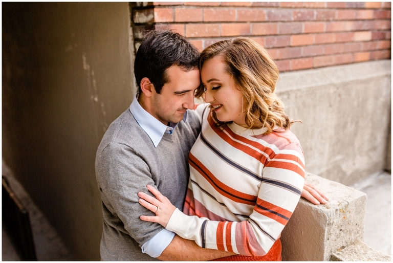 Shelby Ethan Downtown Salt Lake City Engagement Session with Ashley DeHart Photography