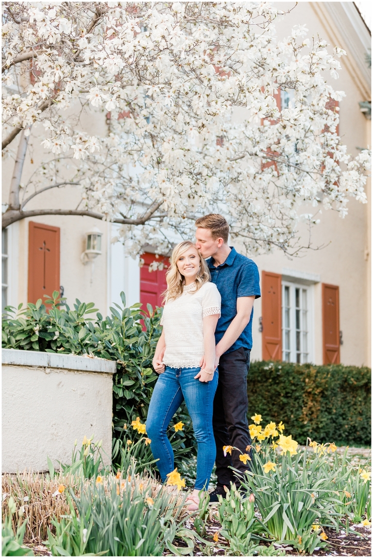 Spring Blossoms Engagement Session at Utah State Capitol, Utah Wedding Photographer Ashley DeHart