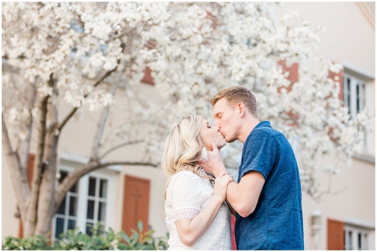 Spring Blossoms Engagement Session at Utah State Capitol, Utah Wedding Photographer Ashley DeHart