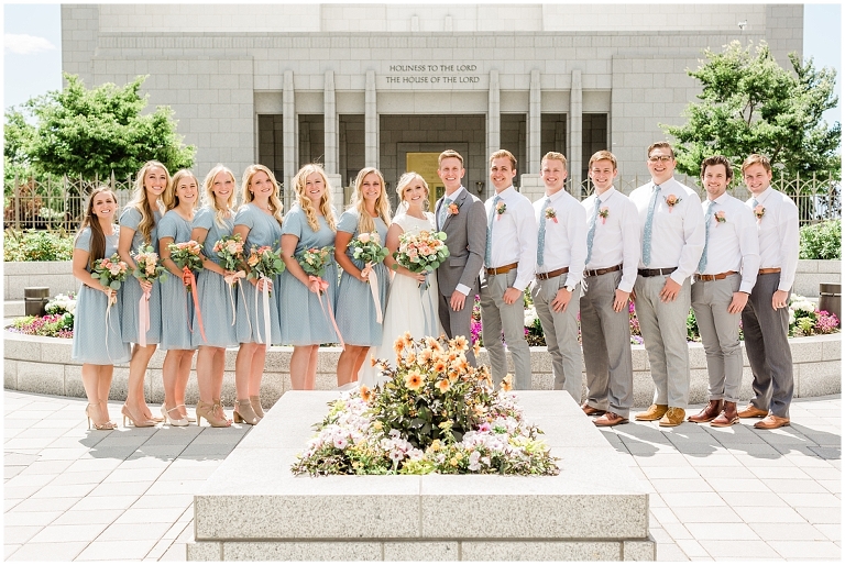 Draper LDS Temple Wedding, Backyard Reception at Barbwire and Lace, Ashley DeHart Photography