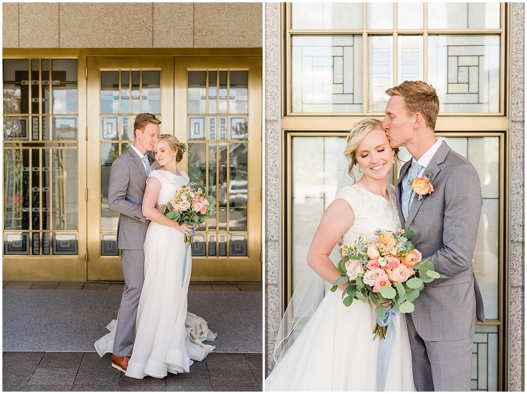 Draper LDS Temple Wedding, Backyard Reception at Barbwire and Lace, Ashley DeHart Photography