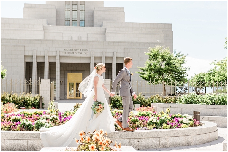 Draper LDS Temple Wedding, Backyard Reception at Barbwire and Lace, Ashley DeHart Photography