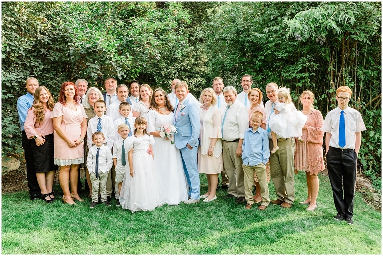 Beautiful Backyard Wedding in Highland, Utah - Ashley DeHart Photographer, Utah Wedding