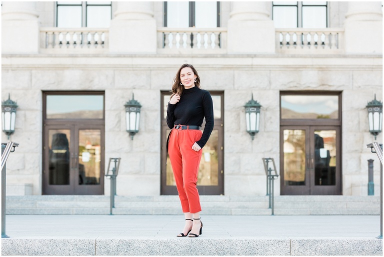 High School Senior Class of 2020 at Utah State Capitol - Ashley DeHart Photography