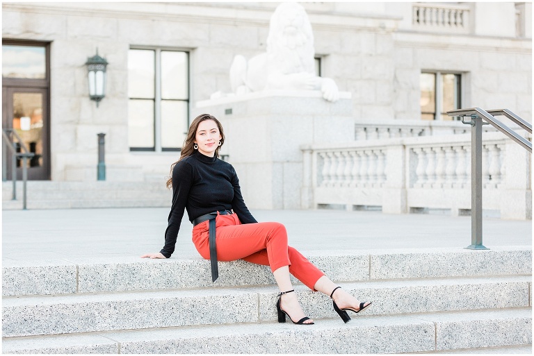 High School Senior Class of 2020 at Utah State Capitol - Ashley DeHart Photography