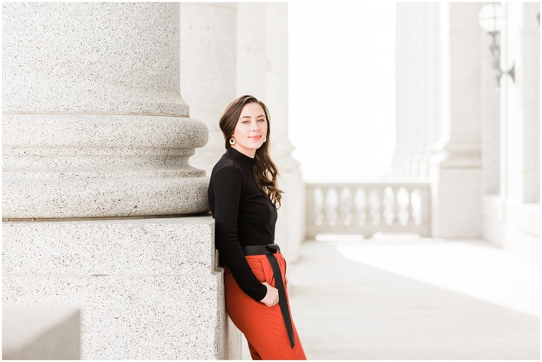 High School Senior Class of 2020 at Utah State Capitol - Ashley DeHart Photography