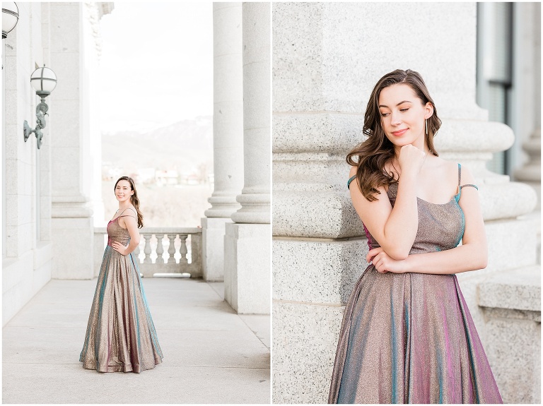 High School Senior Class of 2020 at Utah State Capitol - Ashley DeHart Photography