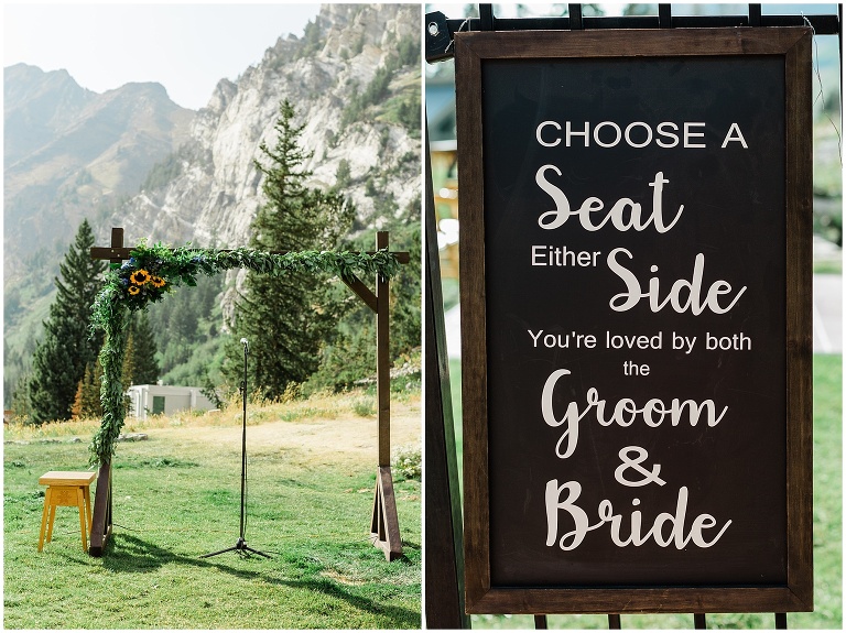 navy and gold wedding at Alta Peruvian