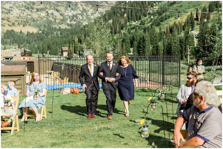 navy and gold wedding at Alta Peruvian