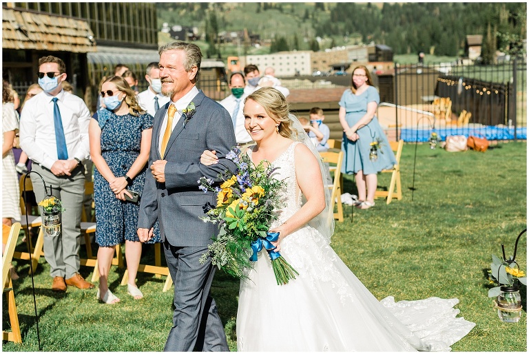 navy and gold wedding at Alta Peruvian