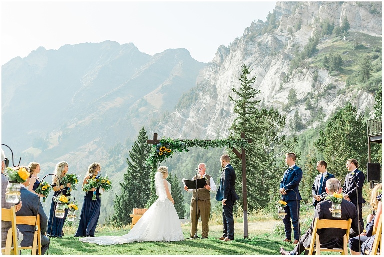 navy and gold wedding at Alta Peruvian