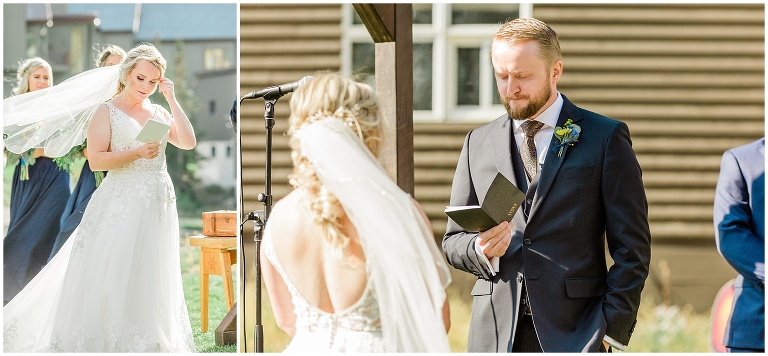 navy and gold wedding at Alta Peruvian