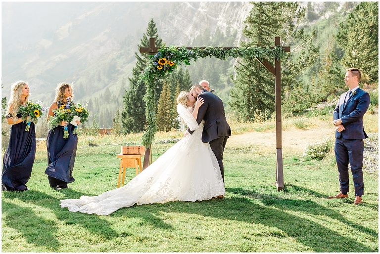 navy and gold wedding at Alta Peruvian