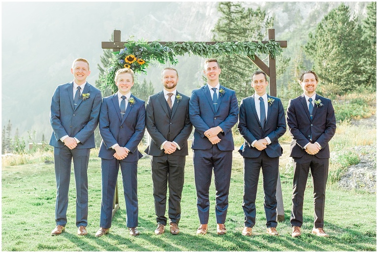 navy and gold wedding at Alta Peruvian