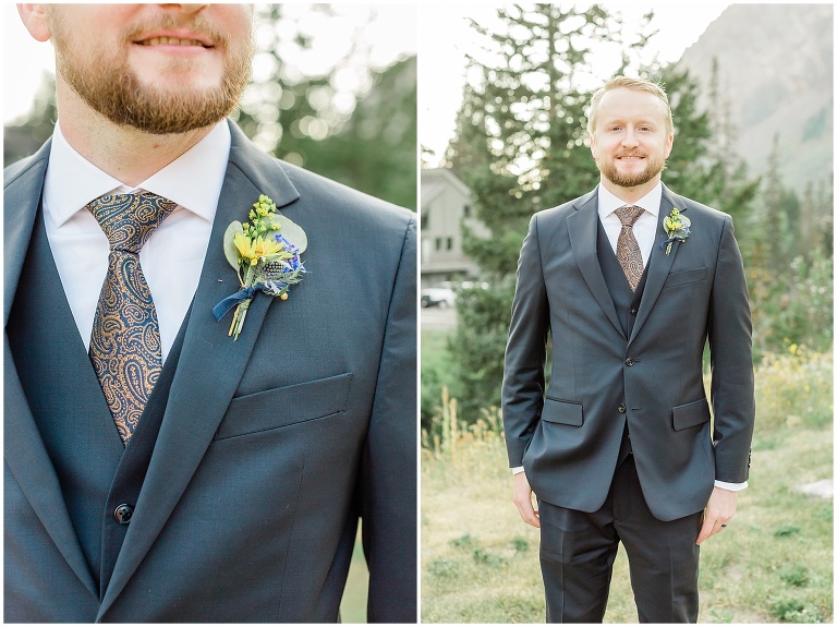 navy and gold wedding at Alta Peruvian