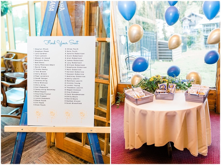 navy and gold wedding at Alta Peruvian