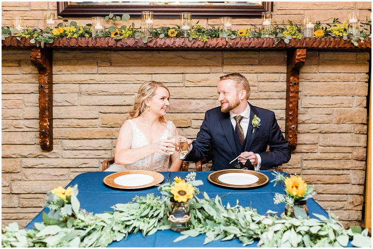 navy and gold wedding at Alta Peruvian
