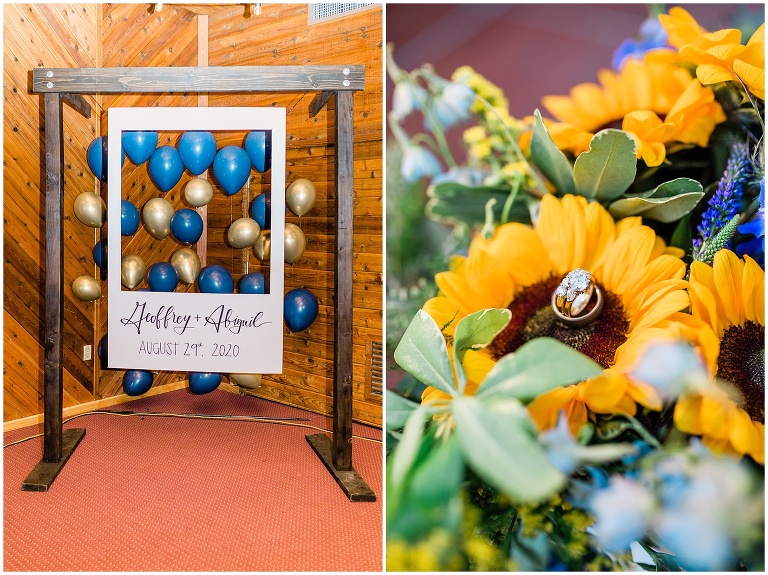 navy and gold wedding at Alta Peruvian