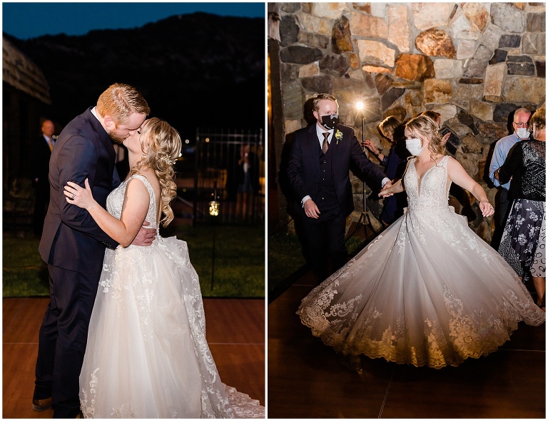 navy and gold wedding at Alta Peruvian