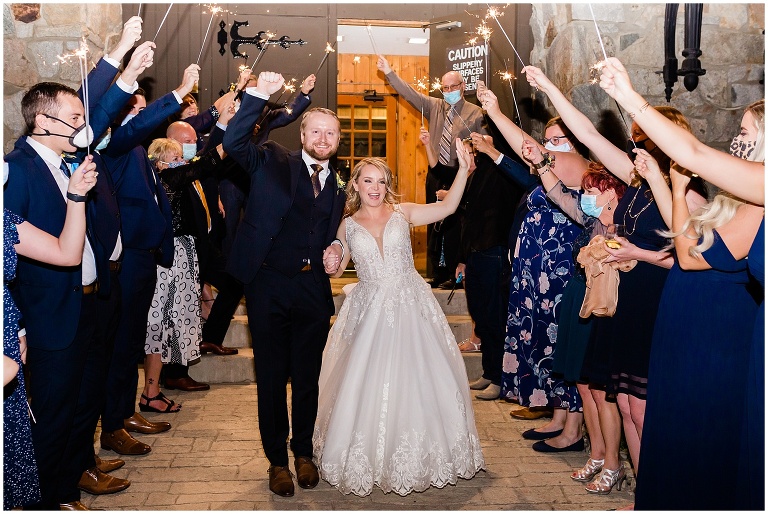 navy and gold wedding at Alta Peruvian