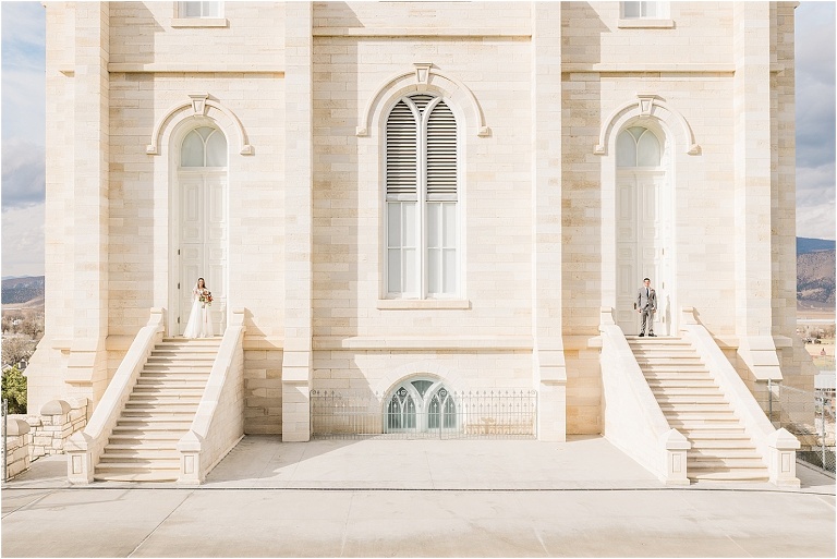 Manti LDS Wedding - Ashley DeHart Photography