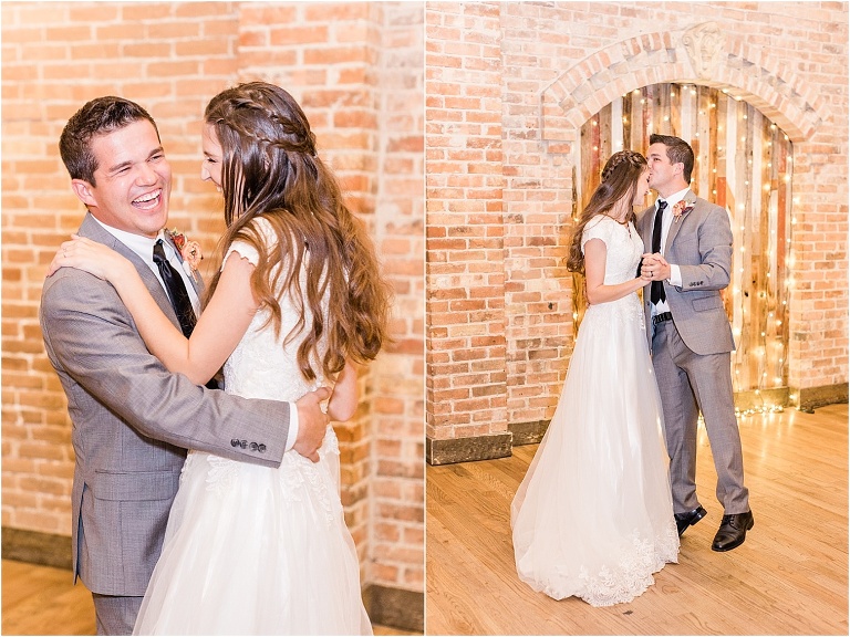 First Dance at Southworth Hall Provo Utah - Ashley DeHart Photography