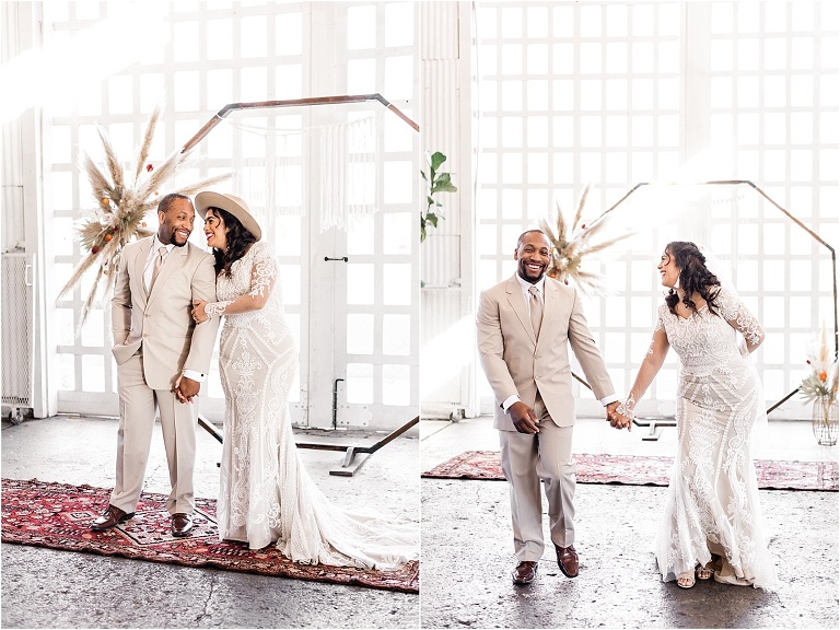 BIPOC wedding couple at Provo Wedding Venue