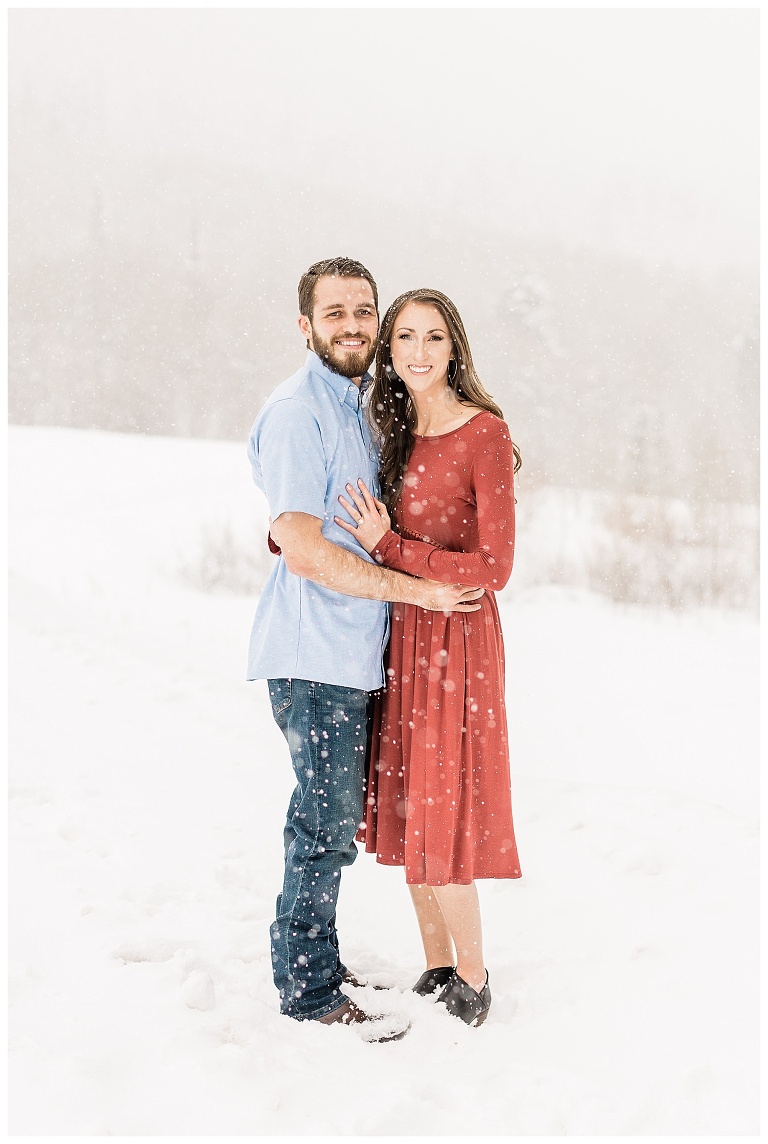 Snow Basin Engagement Session