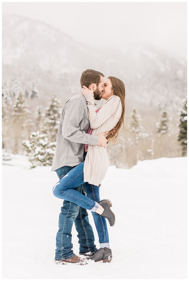 Snow Basin Engagement Session