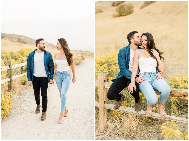 Tunnel Spring Engagement Session | Utah Wedding Photographer