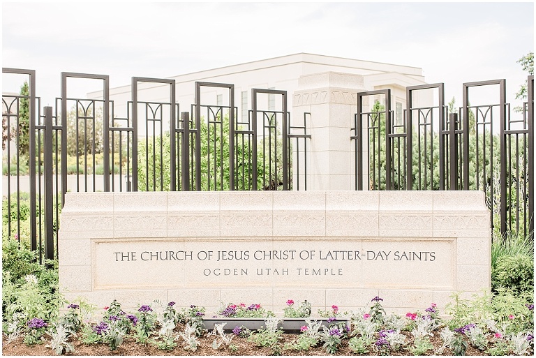 Ogden Temple Wedding - Utah Wedding Photographer