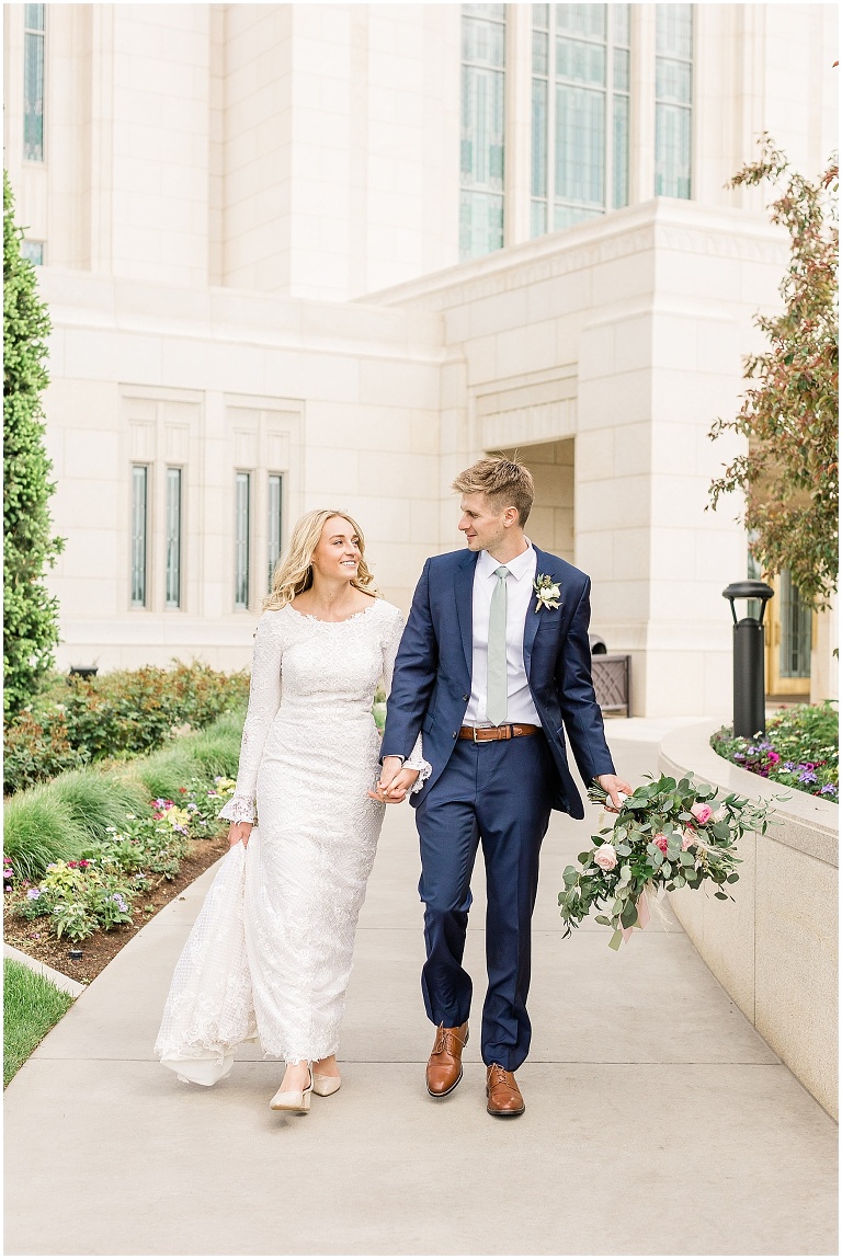 Ogden Temple Wedding - Utah Wedding Photographer Ashley DeHart