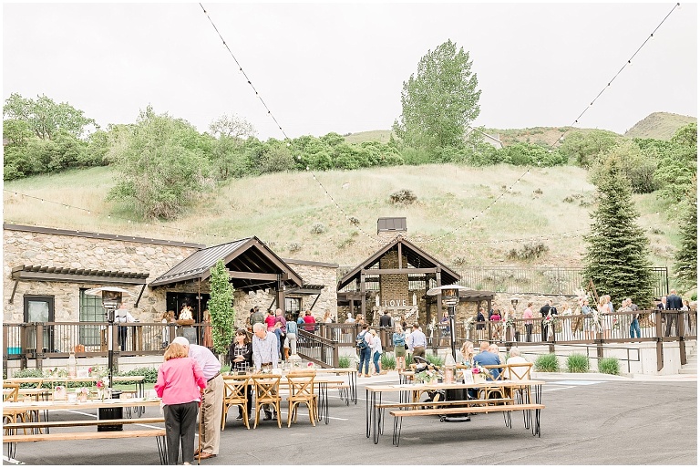 Wedding Reception at The Rock Loft in Fruit Heights, Utah