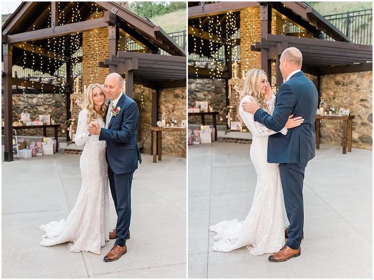 Emotional father daughter dance