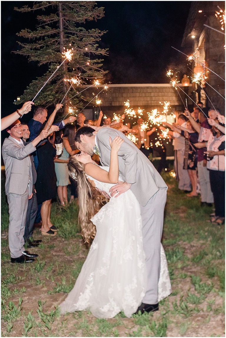 sparkler exit at Alta Peruvian Lodge