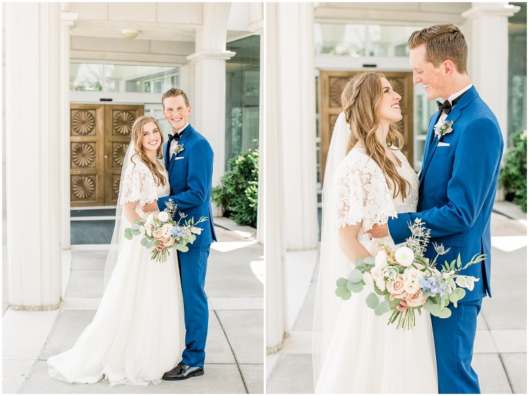 Bountiful Temple Wedding - Ashley DeHart Utah Wedding Photographer