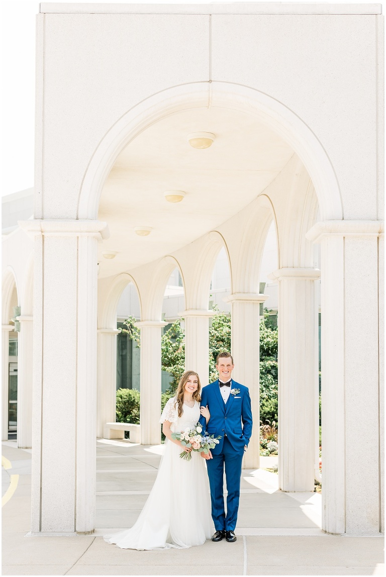 Bountiful Temple Wedding - Ashley DeHart Utah Wedding Photographer