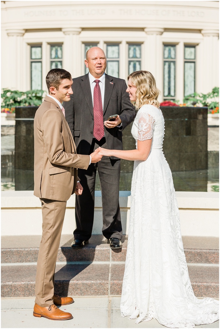 Payson Temple Summer Wedding - Utah Wedding Photographer