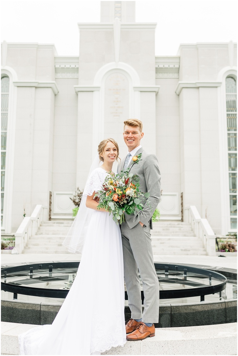 Bountiful Utah Temple Wedding - Utah Wedding Photographer