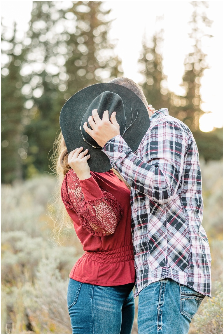 Jordan Pines Fall Engagement session with Ashley DeHart Photography, Utah Wedding Photographer