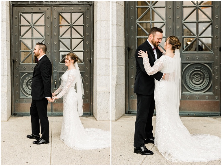 Utah State Capitol First Look and Formal Session, Utah Wedding Photographer