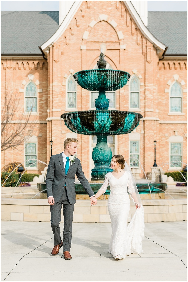 Provo City Center Temple Wedding, Utah Wedding Photographer