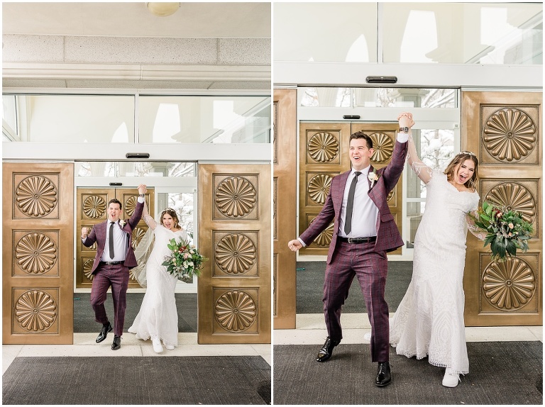Bountiful Temple Winter Wedding - Utah Wedding Photographer, Ashley DeHart