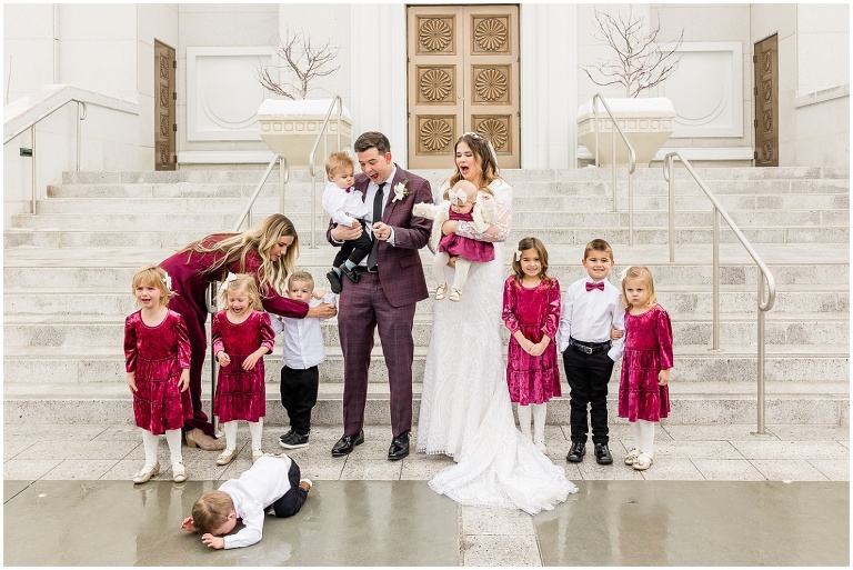 Bountiful Temple Winter Wedding - Utah Wedding Photographer, Ashley DeHart